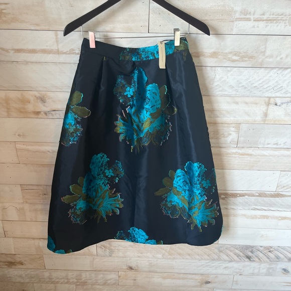 NWT Anthropologie Ronette Jacquard midi skirt size 4 - Picture 4 of 10